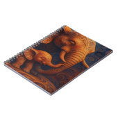 Gentle Elephants Notebook Notitieboek (Linkerzijde)