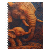 Gentle Elephants Notebook Notitieboek (Voorkant)