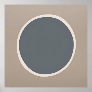 Gentle Ellipse Art - Echoing Vorm over Canvas Poster