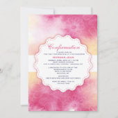 Gentle Floral Invitation Kaart (Voorkant)