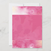 Gentle Floral Invitation Kaart (Achterkant)