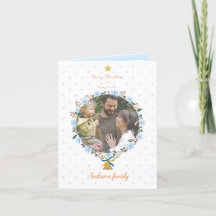 Gentle Floral kerstmis en nieuwjaars foto