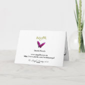 Gentle Florals wenskaart Kaart (Achterkant)