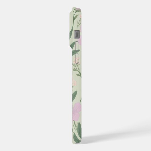 Gentle Garden Bloom Pattern iPhone Hoesje (Linkerkant)