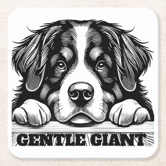 Gentle Giant Decorative Table Coaster Kartonnen Onderzetters (Voorkant)