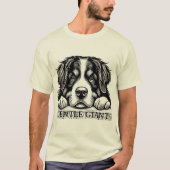 Gentle Giant Dog Art | Cute Big Friendly Dog T-shirt (Voorkant)
