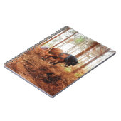 Gentle Giant - Draft Horse Hauling Logs in Forest Notitieboek (Linkerzijde)