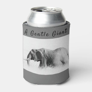 Gentle Giant Elephant foto met hoge sleutel met te Blikjeskoeler
