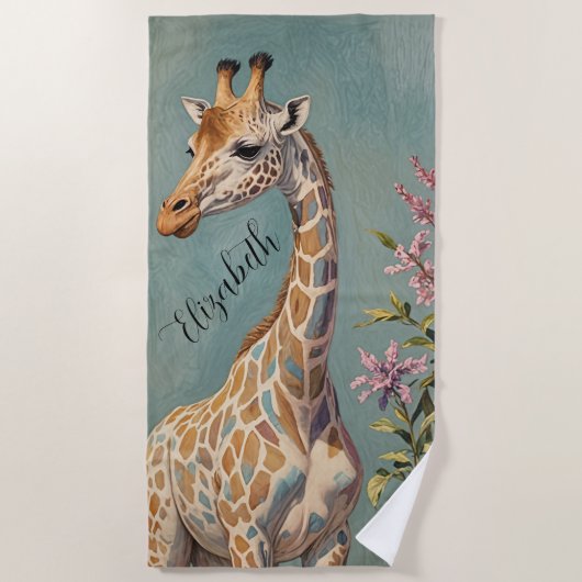 Gentle Giant Gepersonaliseerd Strandlaken (Voorkant)