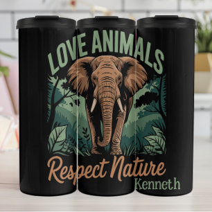 Gentle Giant: Olifant's Embrace Thermosbeker