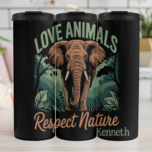 Gentle Giant: Olifant's Embrace Thermosbeker