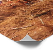 Gentle Giant - Ontwerppaard op het werk in het bos Poster (Hoek)