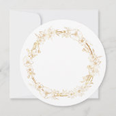 Gentle goudbaars, Spring Ester branch Invitation Kaart (Achterkant)