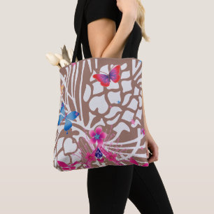 Gentle Grace Kaleidoscoop Crème Chocolademelk As Tote Bag