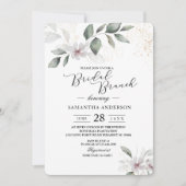 Gentle Greenery Waterverf Leaf & Flower | Goud Kaart (Voorkant)