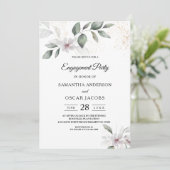 Gentle Greenery Waterverf Leaf & Flower | Goud Kaart (Staand voorkant)