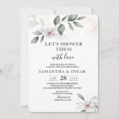 Gentle Greenery Waterverf Leaf & Flower | Goud Kaart (Voorkant)