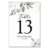 Gentle Greenery Waterverf Leaf & Flower | Goud Kaart (Voorkant)