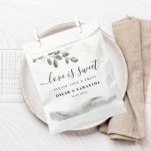 Gentle Greenery Waterverf Leaf | Goudstof Bedankzakje