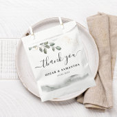 Gentle Greenery Waterverf Leaf | Goudstof Bedankzakje