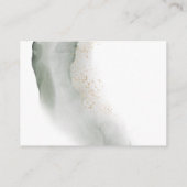 Gentle Greenery Waterverf Leaf | Goudstof Informatiekaartje (Achterkant)