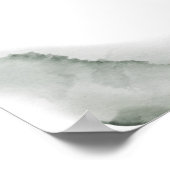 Gentle Greenery Waterverf Leaf | Goudstof | Poster (Hoek)