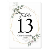 Gentle Greenery Waterverf Leaf Lijst & Flower Kaart (Achterkant)