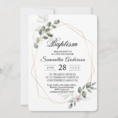 Gentle Greenery Waterverf Leaf Lijst & Flower Kaart (Voorkant)