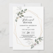 Gentle Greenery Waterverf Leaf Lijst & Flower Kaart (Voorkant)