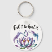 Gentle Growth – Aluminum Sleutelhanger (Voorkant)