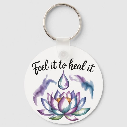 Gentle Growth – Aluminum Sleutelhanger (Voorkant)