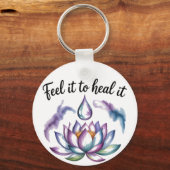 Gentle Growth – Aluminum Sleutelhanger (Achterkant)