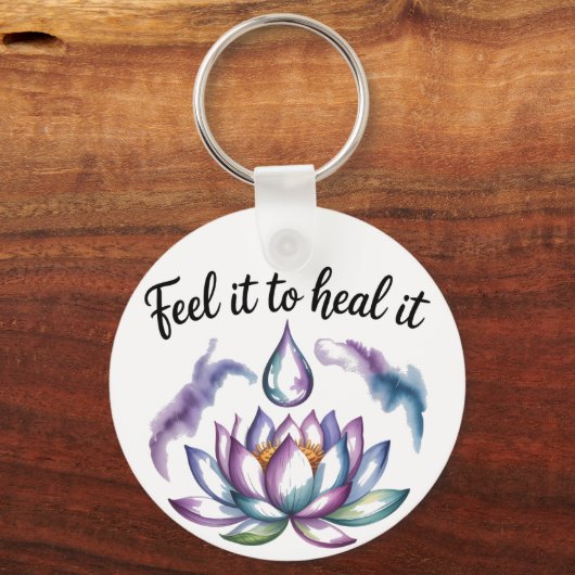 Gentle Growth – Aluminum Sleutelhanger (Achterkant)