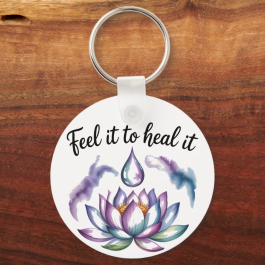 Gentle Growth – Aluminum Sleutelhanger (Voorkant)