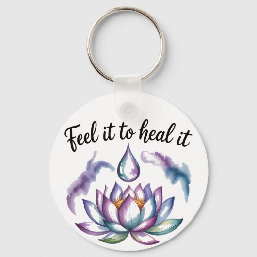 Gentle Growth – Aluminum Sleutelhanger (Achterkant)