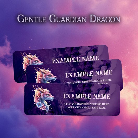 Gentle Guardian Dragon. Etiket