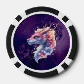 Gentle Guardian Dragon.  Poker Chips (Achterkant)