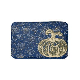 Gentle Harvest Pumpkin- Indigo Badmat