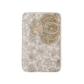Gentle Harvest Pumpkin - Warm Peach Badmat (Voorkant Verticaal)