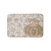 Gentle Harvest Pumpkin - Warm Peach Badmat (Voorkant)