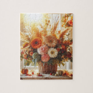 Gentle Herfst Flowers Jigsaw Puzzle Legpuzzel