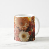 Gentle Herfst Flowers Koffie Mok (Voorkant rechts)