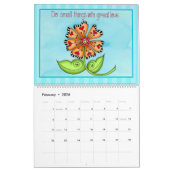 Gentle herinnert zich positief-denkende agenda kalender (Feb 2026)