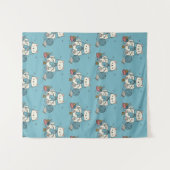 Gentle Hobby Supplies White Cat Crafter Design Wandkleed (Voorkant (horizontaal))