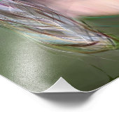 Gentle Knowing Modern Feminine Portrait Wall Art Foto Afdruk (Hoek)