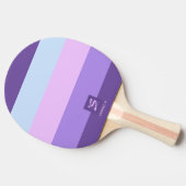 Gentle Lavender Dreams Color Palette Monogram Tafeltennisbatje (Zijkant)