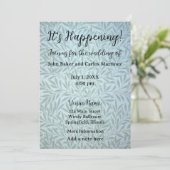 Gentle Leaves Wedding Invitation Kaart (Staand voorkant)