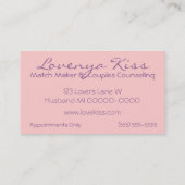 Gentle Love Visitekaartje (Achterkant)