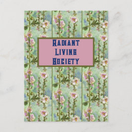 Gentle Mallow Radiant Living Briefkaart