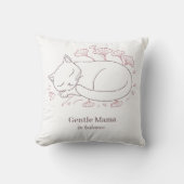 Gentle Mama Minimalistische Kat Kussen - Boho Moed (Voorkant)